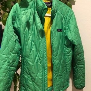 Patagonia Down Sweater XS Bright Green